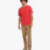 Classic Organic Tee - Rojo mandarina