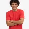 Classic Organic Tee - Rojo mandarina