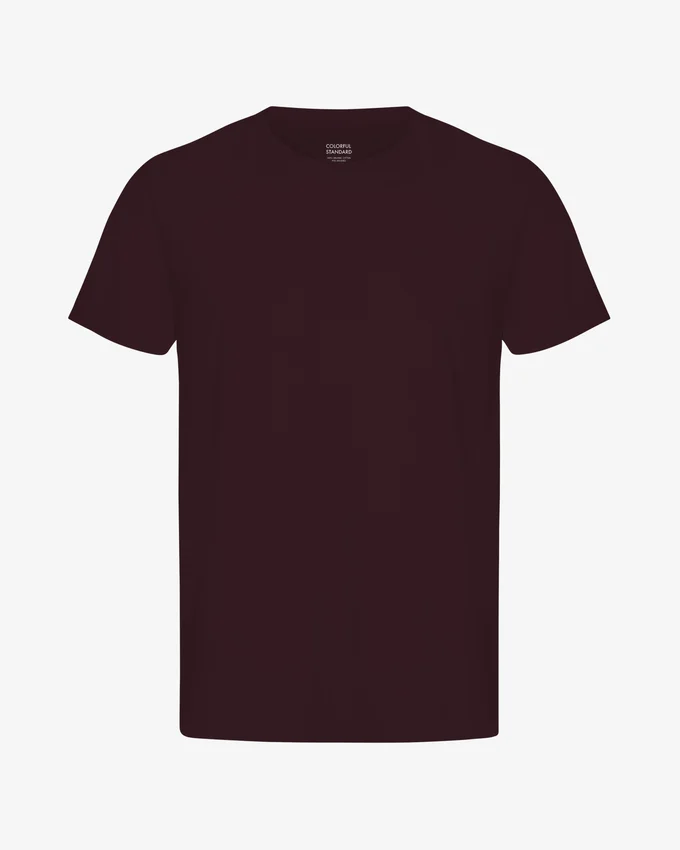 Classic Organic Tee - Rojo sangre de buey