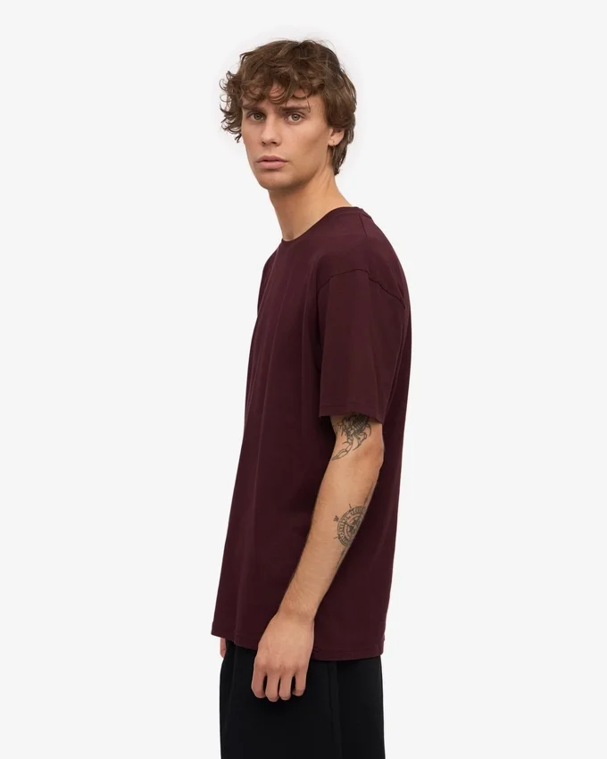Classic Organic Tee - Rojo sangre de buey