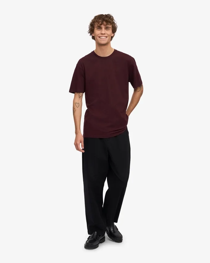 Classic Organic Tee - Rojo sangre de buey