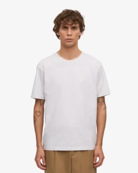 Classic Organic Tee – Snow Melange