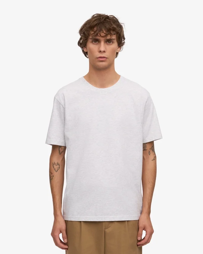 Classic Organic Tee - Snow Melange