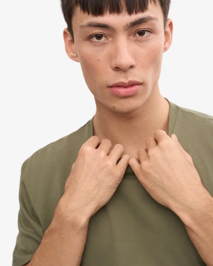 Classic Organic Tee - Verde oliva