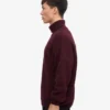 Cuello alto de lana merino - Rojo escarlata