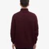 Cuello alto de lana merino - Rojo escarlata