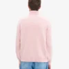 Cuello alto de lana merino - Rosa descolorido
