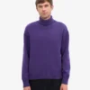 Cuello alto de lana merino - Ultravioleta