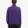 Cuello alto de lana merino - Ultravioleta
