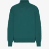 Cuello alto de lana merino - Verde océano
