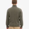 Cuello alto de lana merino - Verde oliva