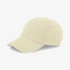 Gorra de algodón orgánico - Amarillo suave