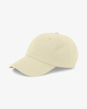 Gorra de algodón orgánico - Amarillo suave
