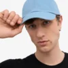 Gorra de algodón orgánico - Azul mar