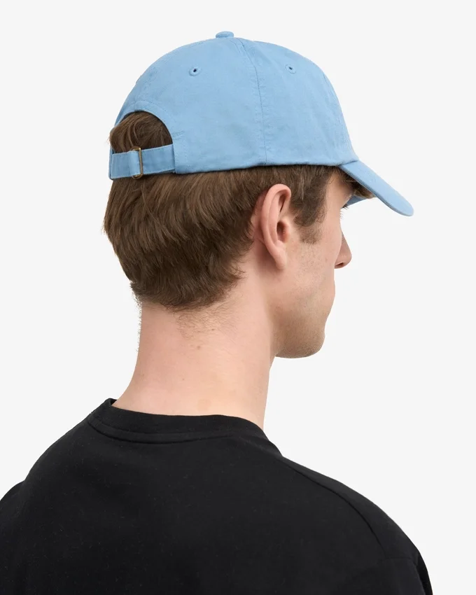 Gorra de algodón orgánico - Azul mar