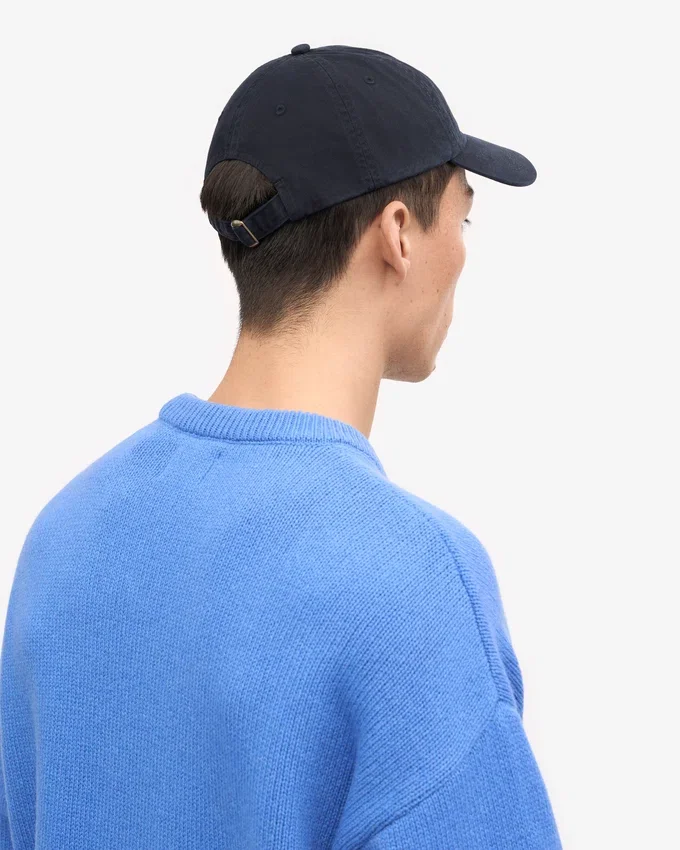 Gorra de algodón orgánico - Azul marino