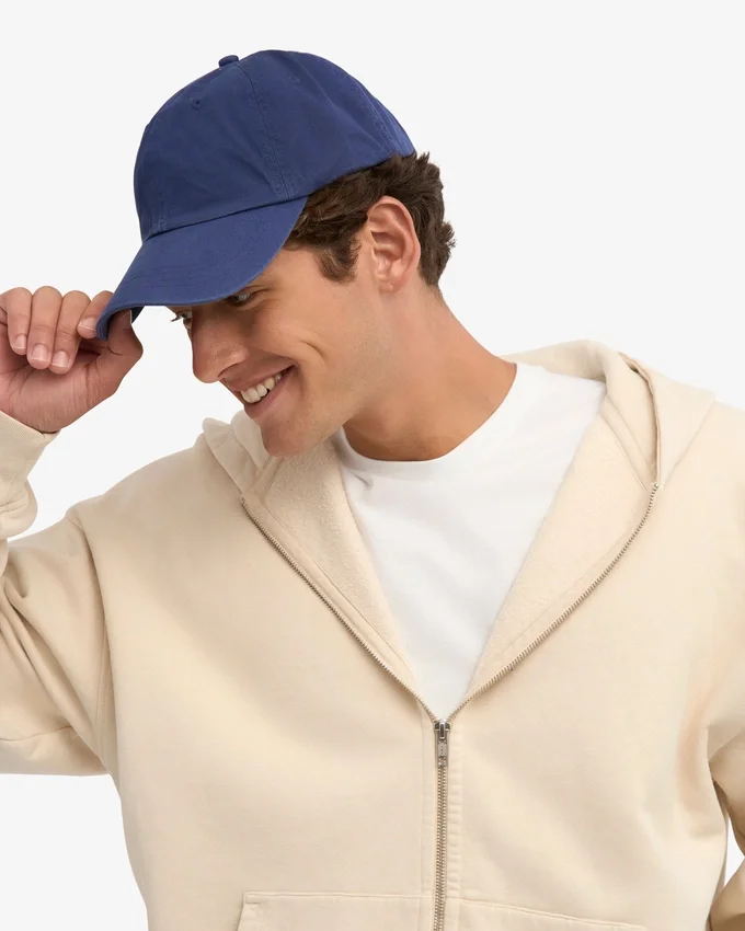 Gorra de algodón orgánico - Azul marino