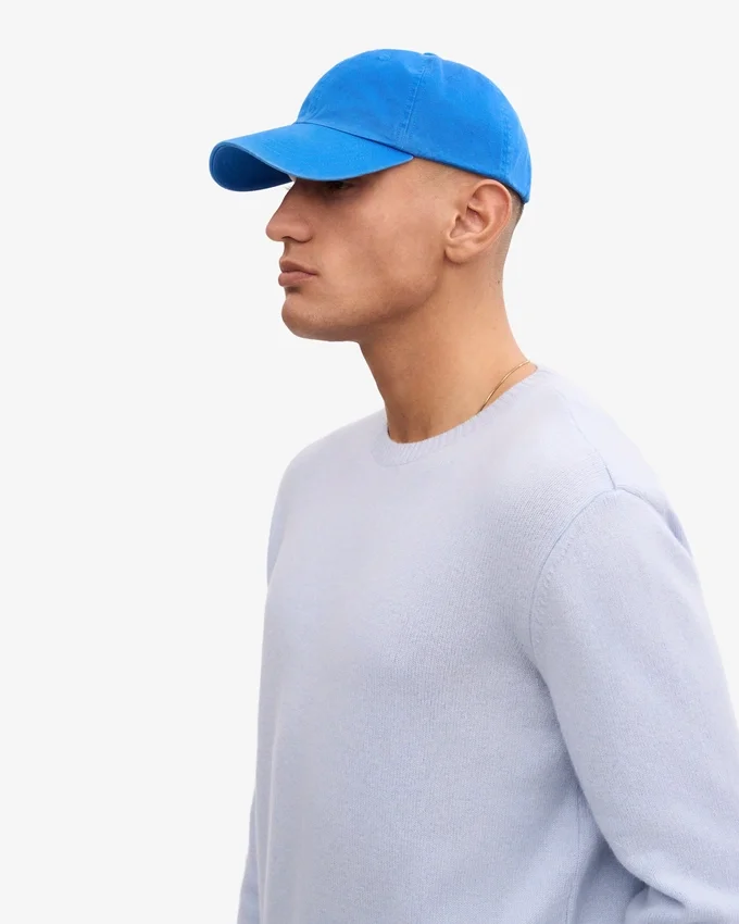 Gorra de algodón orgánico - Azul Pacífico