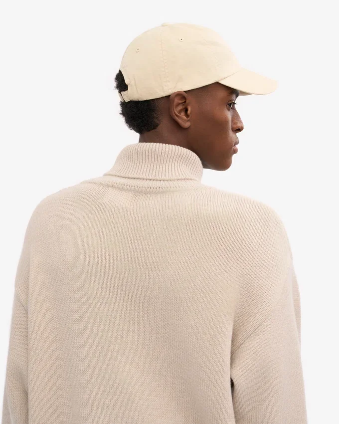 Gorra de algodón orgánico - Blanco marfil