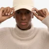 Gorra de algodón orgánico - Blanco marfil