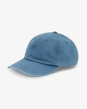 Gorra de algodón orgánico - Índigo descolorido