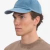 Gorra de algodón orgánico - Índigo descolorido