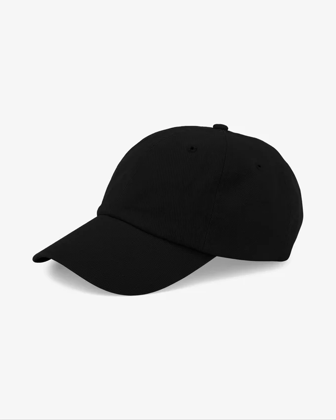 Gorra de algodón orgánico - Negro intenso