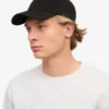 Gorra de algodón orgánico - Negro intenso