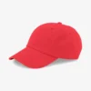 Gorra de algodón orgánico - Rojo mandarina