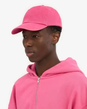 Gorra de algodón orgánico – Rosa chicle