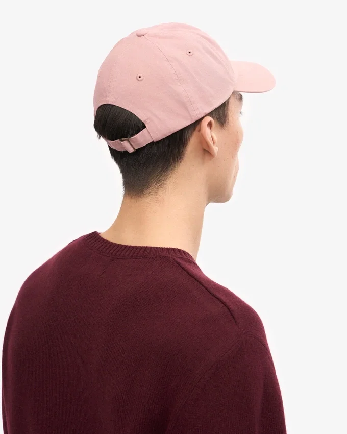 Gorra de algodón orgánico - Rosa deslavado