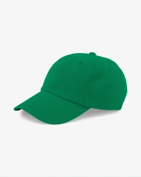 Gorra de algodón orgánico - Verde Kelly