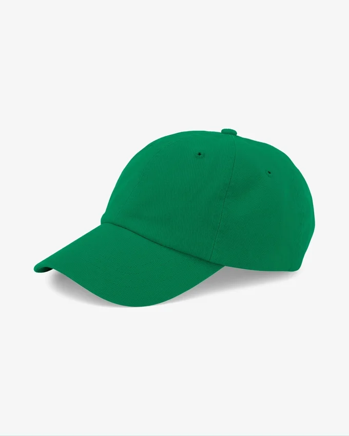 Gorra de algodón orgánico - Verde Kelly