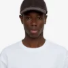 Gorra de pana orgánica - Marrón café
