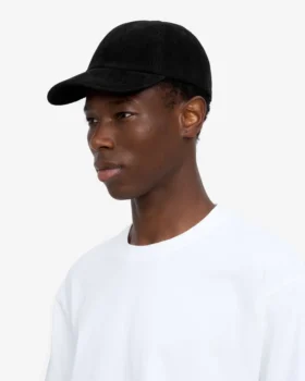 Gorra de pana orgánica – Negro intenso