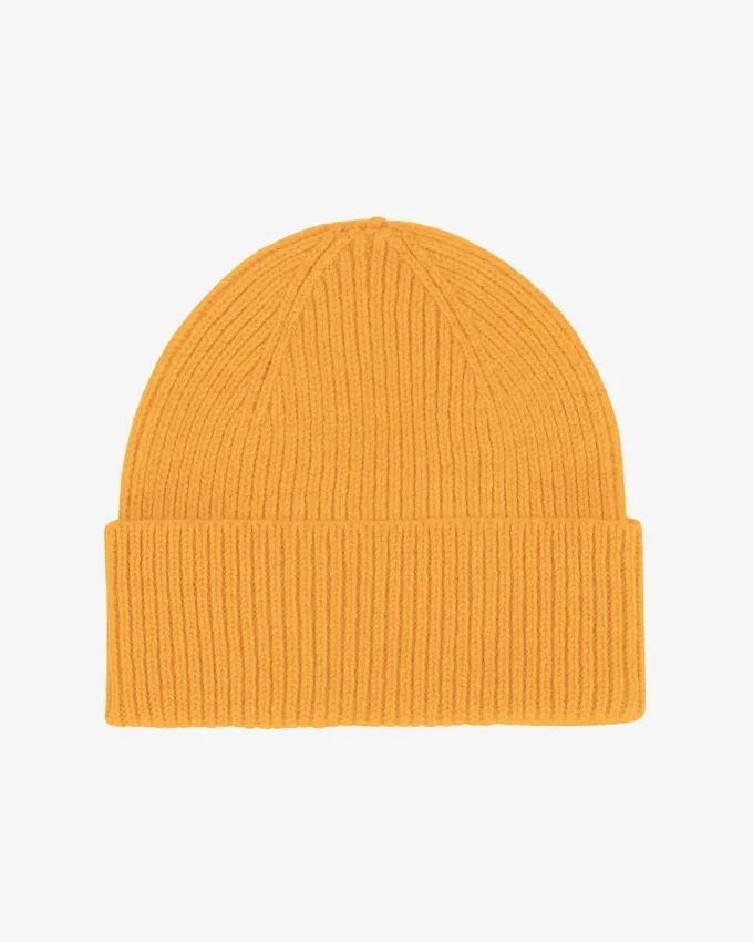 Gorro de lana merino - Amarillo quemado