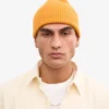 Gorro de lana merino - Amarillo quemado