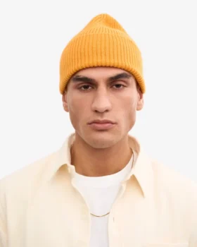 Gorro de lana merino – Amarillo quemado