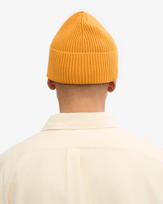 Gorro de lana merino - Amarillo quemado