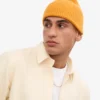 Gorro de lana merino - Amarillo quemado