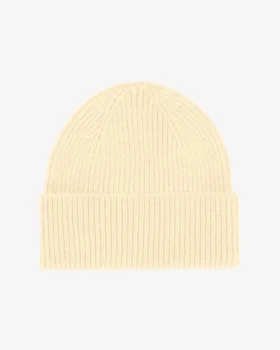 Gorro de lana merino - Amarillo suave