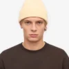 Gorro de lana merino - Amarillo suave