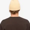 Gorro de lana merino - Amarillo suave