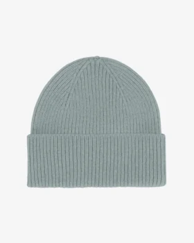 Gorro de lana merino - Azul acero