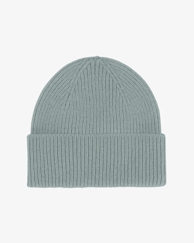 Gorro de lana merino - Azul acero