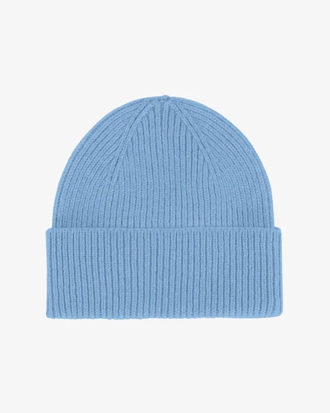 Gorro de lana merino - Azul mar