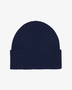 Gorro de lana merino - Azul marino