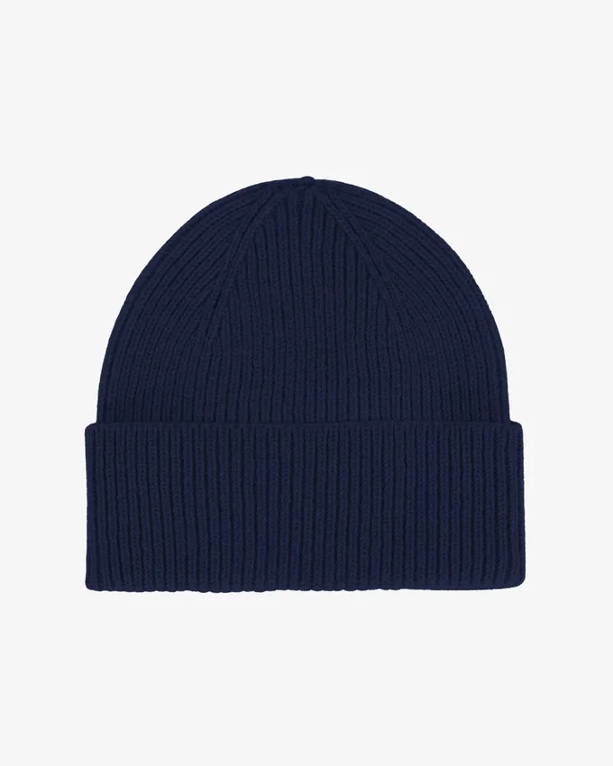 Gorro de lana merino - Azul marino
