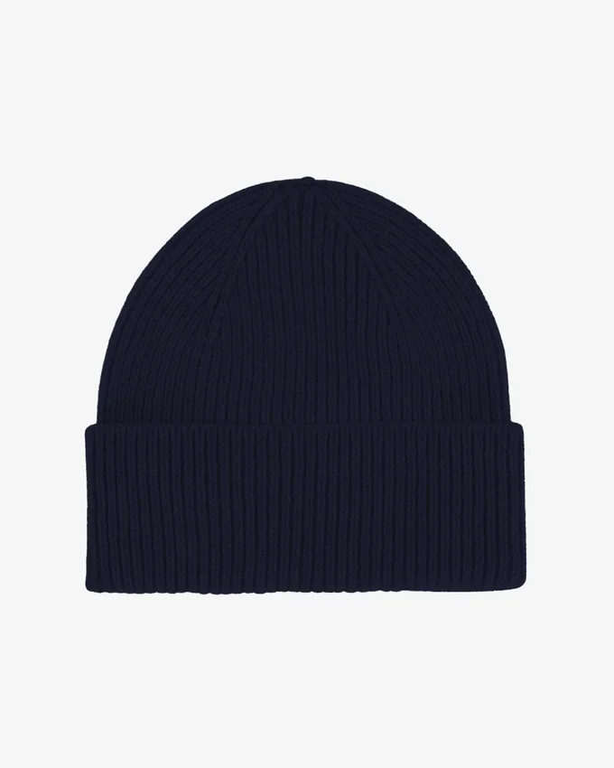 Gorro de lana merino - Azul marino
