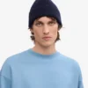 Gorro de lana merino - Azul marino